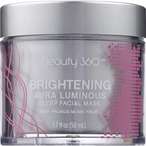 Beauty 360 Brightening Aura Luminosity Sleep Facial Mask 1.7 Oz.