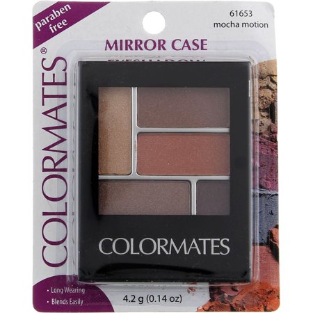 Colormates 5 Pan Brick Design Eyeshadow Palette, Mocha Motion 61653, 0.14 Oz