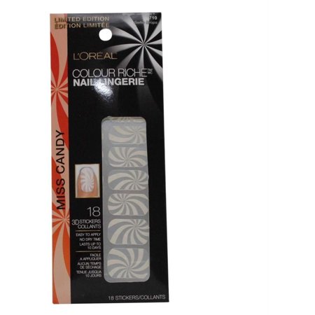 L Oreal Colour Riche Nail Lingerie Nail Stickers #710 Gellie Drops