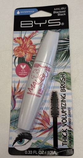 Bys Malibu Mascara Volumizing Lash Lift Blackest Black