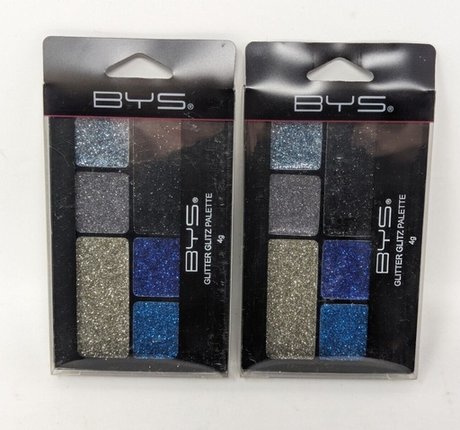 BYS Glitter Eye Creme -Glitter Glitz Palette-Azure Blaze - Lot of 2