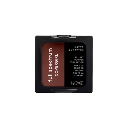 CoverGirl Full Spectrum Matte Ambition: All Day Powder Foundation, Deep Cool 4 - 0.38 Oz | 