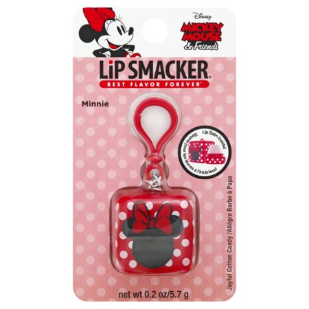 Lip Smacker, Disney Mickey Mouse & Friends, Lip Balm, Minnie, Joyful Cotton Candy, 0.2 Oz (5.7 G)