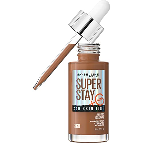 Maybelline Super Stay 24HR Skin Tint Foundation Serum with Vitamin C - 140 - 1 Fl Oz