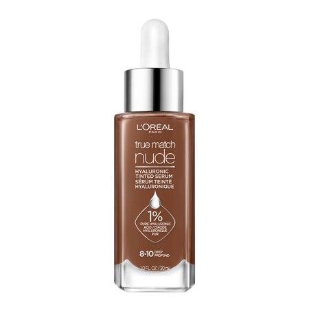 L'Oreal Paris True Match Hyaluronic Tinted Serum Makeup Skincare Hybrid - 8-10 Deep - 1 Fl Oz