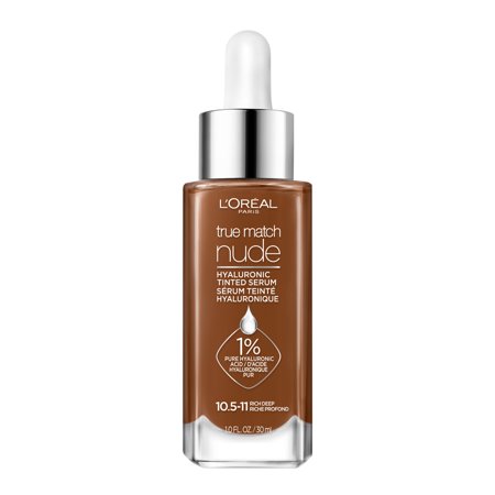 L'oréal Paris L'Oreal Paris True Match Nude Hyaluronic Tinted Serum Plumping and Hydrating, Rich Deep 30 ML WHITE