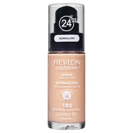 Revlon ColorStay Makeup for Normal/Dry Skin with SPF 20 - 180 Sand Beige - 1 Fl Oz
