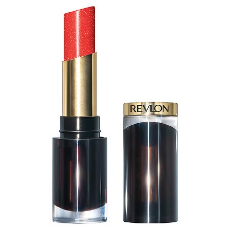 Revlon Super Lustrous Glass Shine Lipstick  Moisturizing Lipstick with Aloe  023 Glaring Red  0.15 Oz