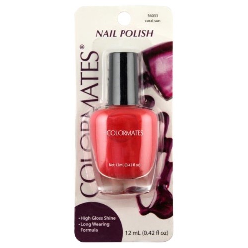 Merchandise 8645590 Colormates Nail Polish Coral Sun